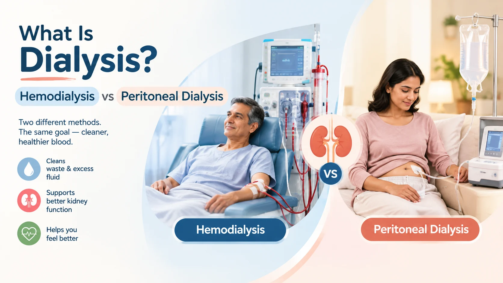 What Is Dialysis? Hemodialysis vs Peritoneal Dialysis